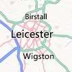 Map of Leicester